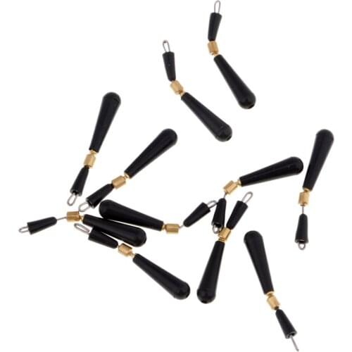 50pcs Fishing Rotating Float Seat with Quick Change Sub-line Connector Clips Rolling Swivel Terminal Tackle