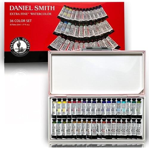 American Original Daniel Smith Watercolor Paint Set 36 Colors DS Master 5ml Delicate Water Color Painting Art Supplies