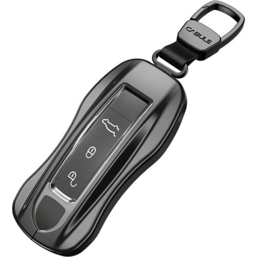 Car Key Case For Porsche Cayenne 958 911 Lepin 996 Macan Panamera 997 944 924 Gt3 Cayman 987 Aluminum Carkey Cover Accessories