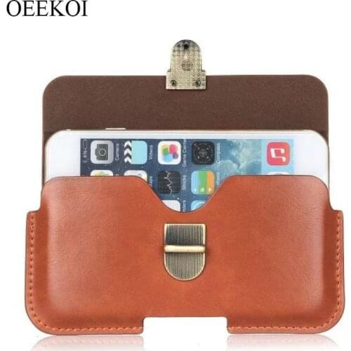 OEEKOI PU Leather Belt Clip Pouch Cover Case for Lava Iris Atom 2X/Atom 2/X1 Selfie/470/X1mini/465/X1/460/450 Colour 4.5 Inch
