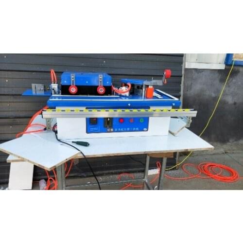 Woodworking Edge Banding Machine Manual Wood Cutting rotary type/Rotary microcomputer straight line curve Edge Machine Automatic