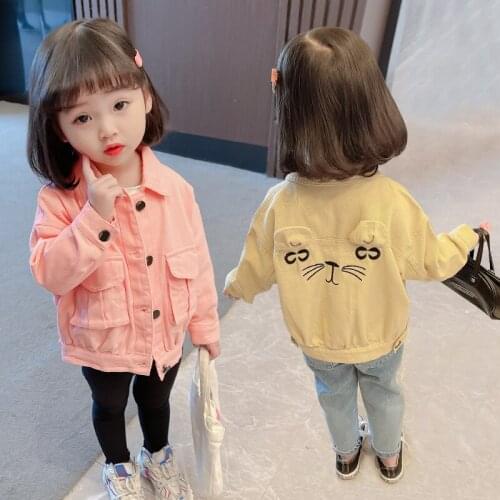 Girls Babys Kids Coat Jacket Outwear 2021 In Stock Autumn Thicken Warm Overcoat Top Sport Cardigan Childrens Clothing
