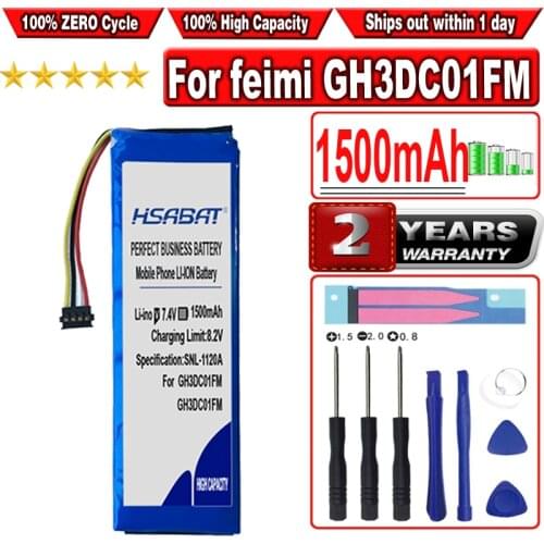 HSABAT 1500mAh Battery for GH3DC01FM
