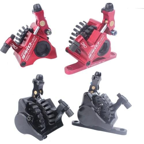 Iiipro Racefiets Disc Remklauw 140Mm Cnc Draad Pull Hydraulische Olie Pan Fiets Set Schijfrem Dubbele-zijdig Drive