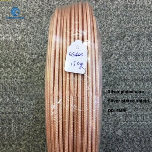 50ohm RG400 silver plated wire High temperature resistant Double shielded RF coaxial cable SFF-50-3-2 high frequency feeder