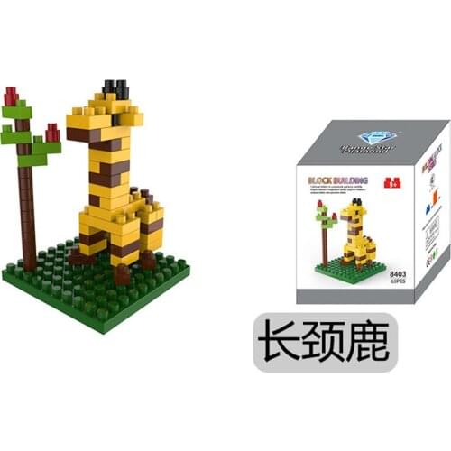 Blocks Amusement Park Accessory Slide Ladder Swing Seesaw Carousel Big Large-particle City Building Childrens Gift Bricks Toy