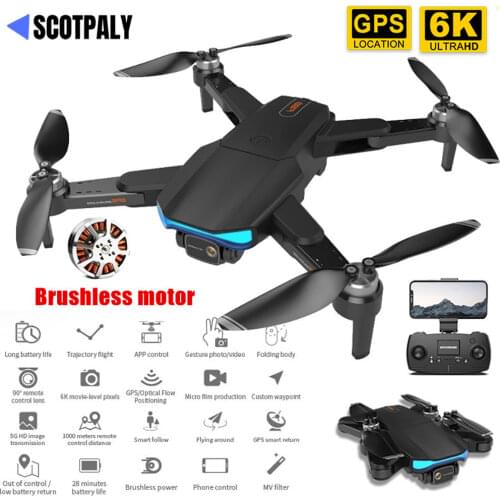 New 5G GPS Drone With Camera 6K HD Wide Angle Profession Blushless Quadcopter Flight 28 Mins RC Distance 1000M RC Helicopter