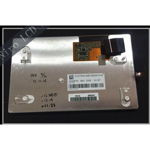Niro DHL Shipping Brand New Original Car Navigation LCD Screen Panel DJ070NA-02E LCD Display For Car Auto Parts