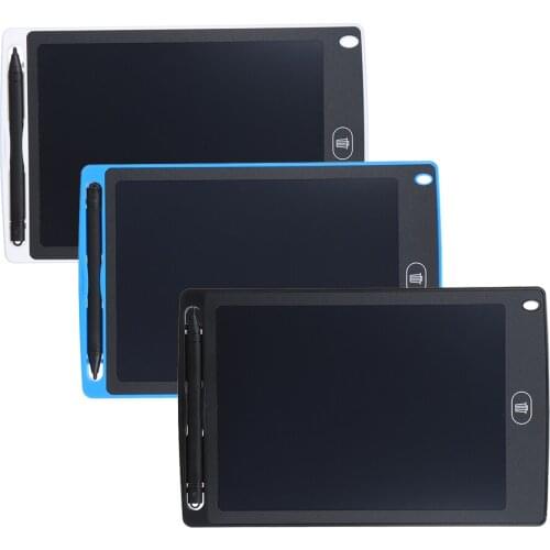 Drawing Tablet 8.5 Inch LCD Portable Digital Pad Writing Notepad Electronic Graphic Board Notes Reminder Font Bold with Pen