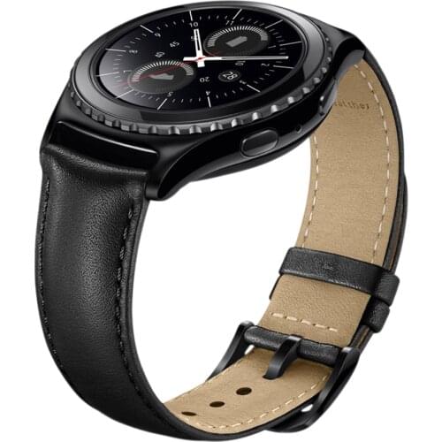 Genuine Leather Watch Strap Suitable for Samsung 42mm Active 2 gear s2 Luxury Cowhide Smart Watch Band Accessories for men women