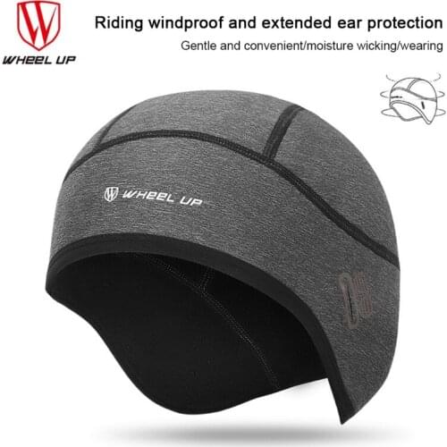 Bike Helmet Liner Cap Beanie With Ear Covers Winter Warm Moisture Wicking Men Women Caps Riding Cycling Running Hats