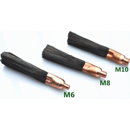 5pcs M6M8M10 Thread Carbon Fibre Weld Cleaning Brush Used Clean Passivate And Polish Stainless Steel Welds After TIG Or MIG Weld