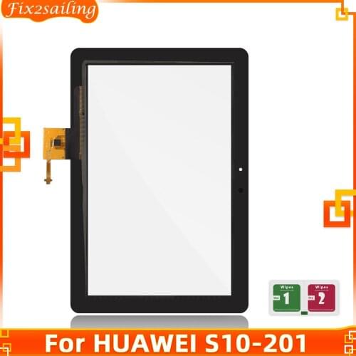 Glass For 10.1 Inch Huawei MediaPad 10 Link S10-201 S10-201U Touch Screen Tablet PC Digitizer Sensor Panel Front Glass