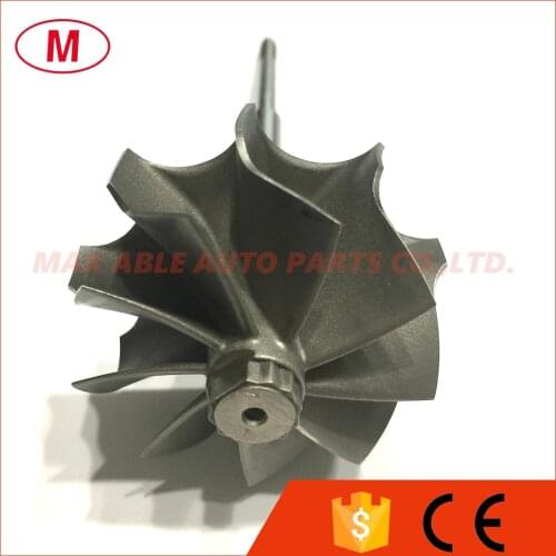 K04 46.47/52.00mm 9 blades Turbo turbine shaft &wheel/turbine wheel/Turbine shaft/for turbocharger cartridge/CHRA/Core
