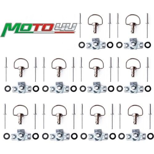 Universal Quick Release D-ring Turn Rivet Race Fairing Fastener 14MM/17MM/19MM For Honda For yamaha For suzuki For BMW