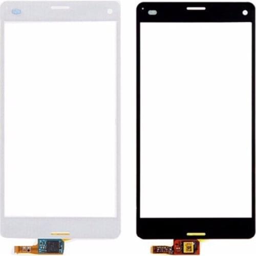 High Quality For Z3 Compact Z3 Mini D5803 D5833 Touch Panel Screen Digitizer Sensor Outer Glass Lens Black White