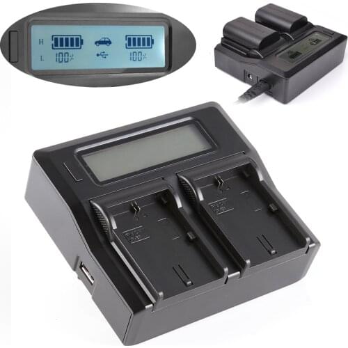 LCD EN-EL14a Dual Battery Charger For Nikon D5500 D5300 D5200 D3300 D3200 P7700