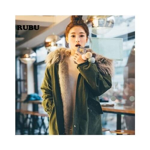 2017 womens Korean army green cotton colong jacket female cotton in the long section of thickened student BF ovo collar jacket