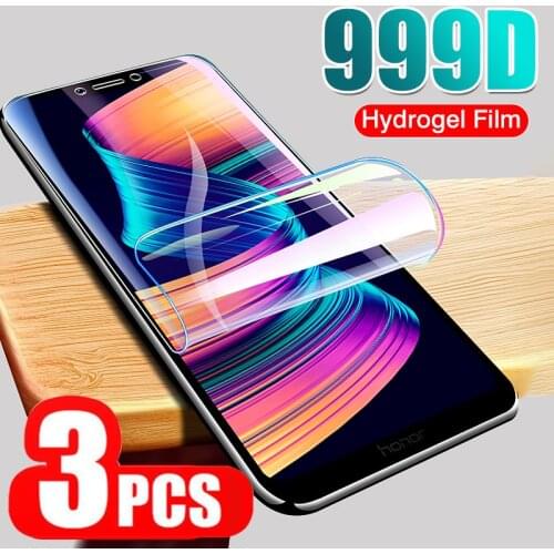 3PCS Hydrogel Film Screen Protector For Huawei Honor 8x Protector Screen For Huawei Honor 8s 8c 8a pro Hydrogel Film Not Glass