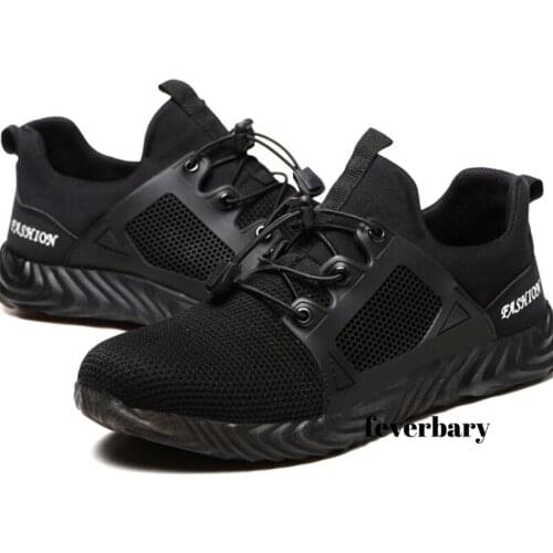 SAFETOE Safety Shoes breathable With Steel Toe Work Shoes Men Casual Protective Footwear Anti-piercing Sports Boots Shoes Woman