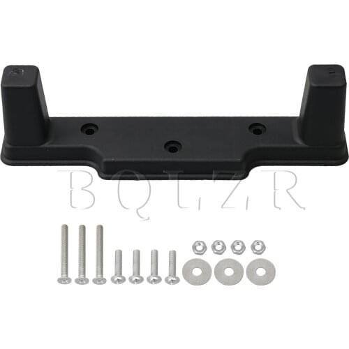 BQLZR Plastic Travel Luggage Part Feet Bracket 6.3mm Hole Diameter with Screws