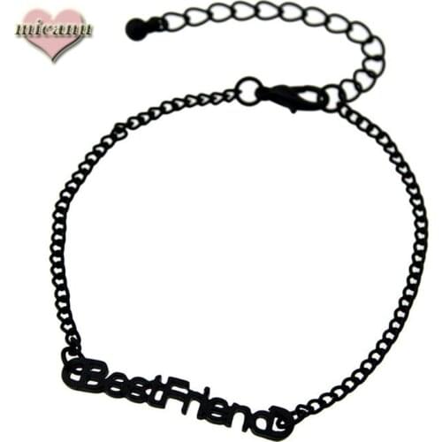 Bracelets Best Friend Friendship Nomination Letras Para Armbandjes Dames Fashion Ofertas Relampago Pulseira Masculina Gift Pride