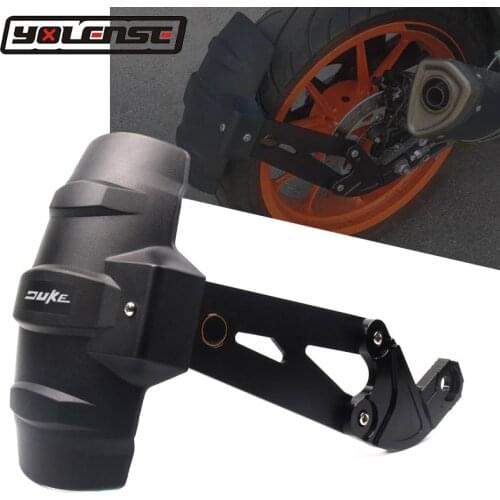 For DUKE390 DUKE250 DUKE 390 250 2013-2019 2017 2018 Motorcycle Rear Fender Mudguard Wheel Hugger Splash Guard CNC bracket