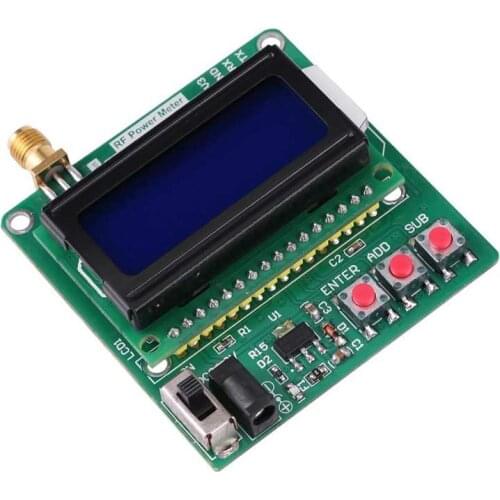 Digital LCD RF Power Meter -75~16 dBm 1-600MHz Radio Frequency Attenuation Value Digital Wattmeter