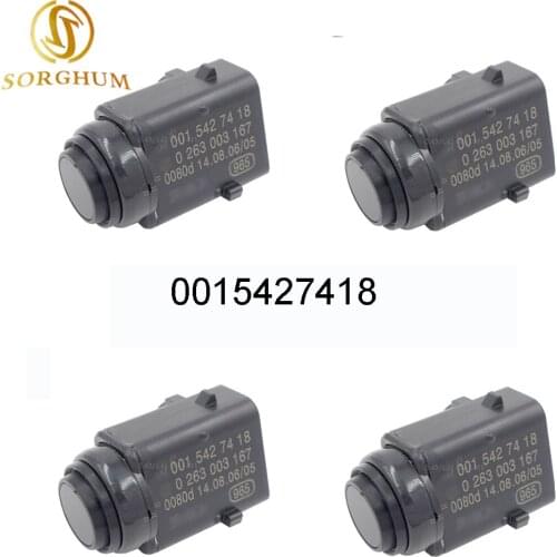 4PCS PDC Parking Distance Sensor 0015427418 For Mercedes-Benz W203 W209 W210 W211 W220 W163
