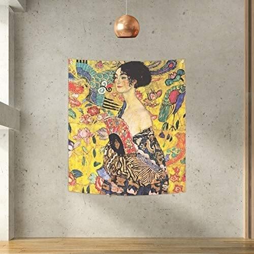 Boho Decor Wall Hanging Art Home Decoration for Living Room Bedroom World Classic Masterpieces Aesthetic Room Decor Tapastrys