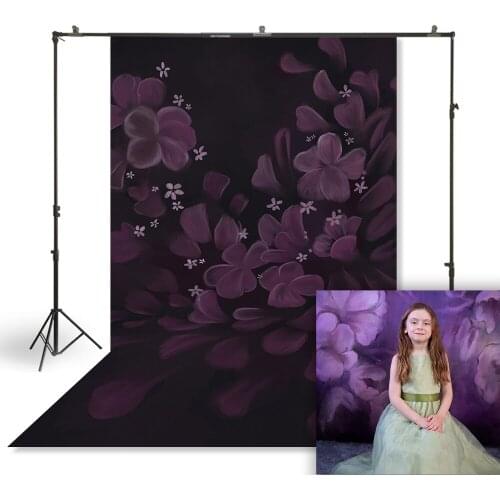 HUAYI Photography Backdrop Flowers Painted Photo Background Newborns Child Portraits Bridal Studio Birthday Booth BackdropW-3850