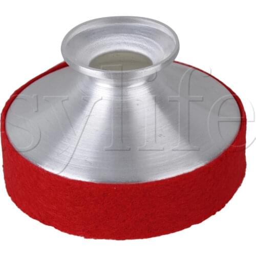 Red Aluminum Musical Mute Alto Saxophone Sax Sound Metal Dampener Practice