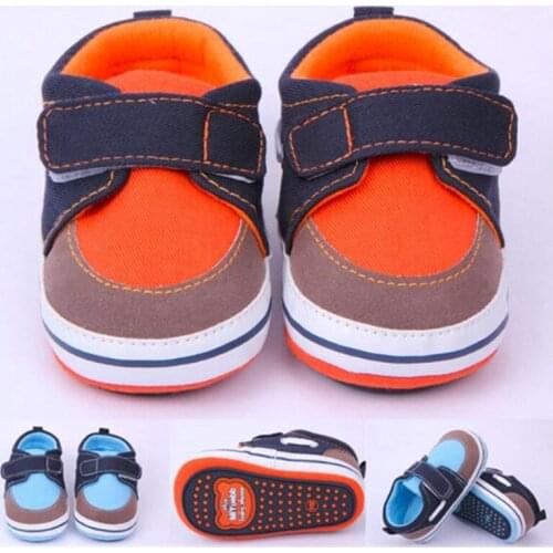 New Spring Autumn Baby Shoes Rubber Sole Antislip Toddler Boys Sport Shoes Sneakers Newborn Cotton First Walkers