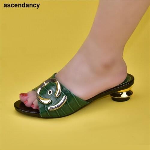 Luxery Shoes Women Shoes for Wedding Women Italian Women Wedding Low Heel Plus Size 43 Open Toe Shoes New Fashion Design