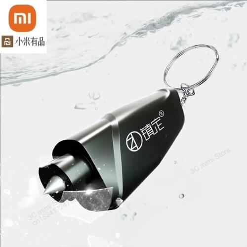 Youpin car broken window seat safety hammer rescue escape rescue tool belt cutter key chain hammer smart home