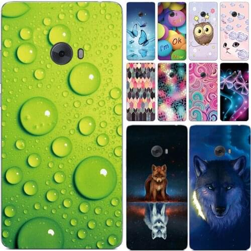 Soft Phone Case for Xiaomi Mi Note 2 Cases Panda Funda Colorful Flower Silicone TPU Back Cover Shell