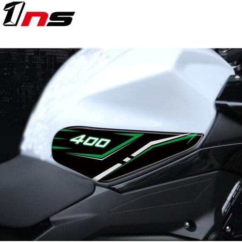 For Kawasaki NINJA400 NINJA 400 Z400 Z 400 Motorcycle fuel tank pad protection decals fuel tank side stickers anti-scratch