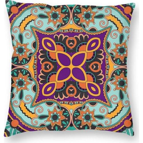 Iranish Antique Persian Ethnic Pillowcover Home Decorative Bohemian Cushions Throw Pillow for Home Double-sided Printing