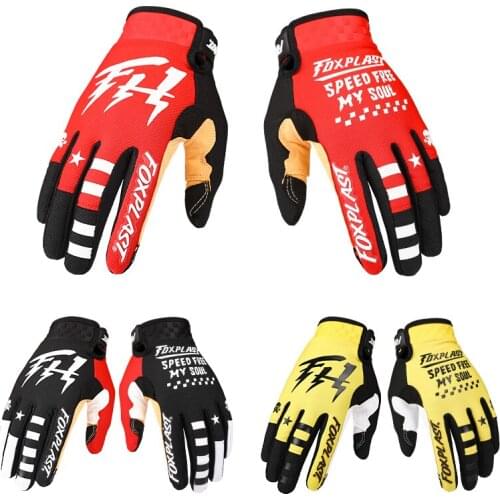 2021 New Unisex Cycling Gloves Outdoor Sports MTB Motorcycle Racing Full Finger Gloves Riding Bicycle Protection Gloves
