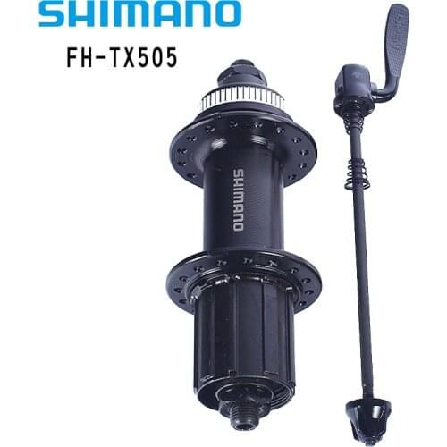 SHIMANO Original parts Mountain bike flower drum TX505 CENTER Disc Brake - Quick Release32H 8/9/10Speed Bicycle Rear wheel hub
