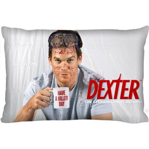 Personalized Custom Zippered Rectangle Dexter Pillow Case (Two sides) Fashion Classic Home Textile Pillow Case