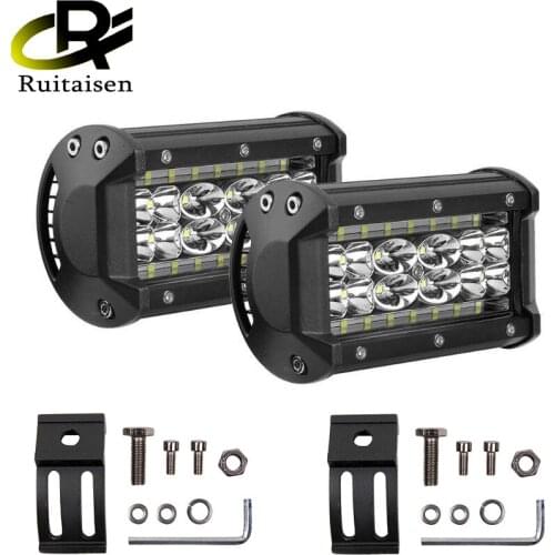 Ruitaisen-5 inch 90W LED Work Light Bar for Tractor Boat Off-Road led bar 4WD 4x4 Truck SUV ATV Spot Flood Combo Beam 12V 24v