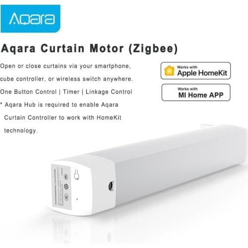 Aqara Smart Curtain Motor Intelligent Curtain Zigbee Aqara Mijia APP Control Wireless Timing Electric Curtain Motor Smart Home