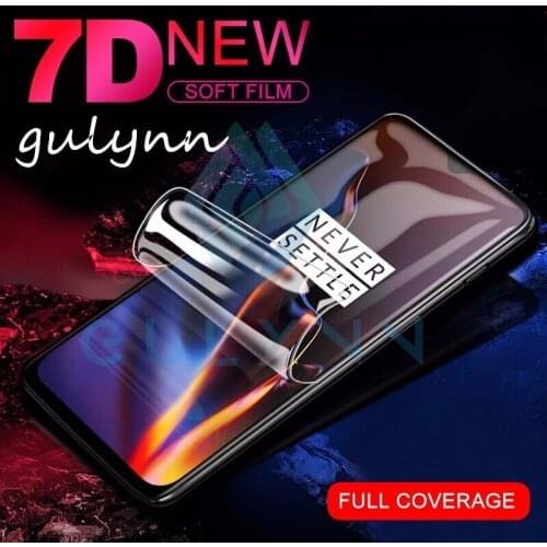 7D Protective Soft Hydrogel Film on the For oneplus 6 5 5T 7 T 8 8Pro Full Cover Screen Protector For oneplus 6T Protective Film