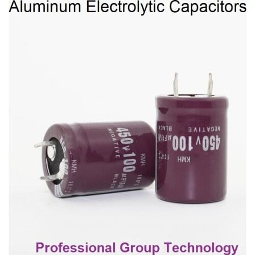 20pcs RH1 Good quality 450v100uf Radial DIP Aluminum Electrolytic Capacitors 450v 100uf Tolerance 20% size 22x30MM 20