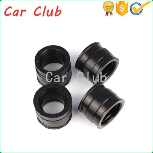 4 PCS Carburetor Intake Adapter Boot Set Carburetor Intake Adapter Boot Set for CB650 RC03/05 1979 1980 1981 1982
