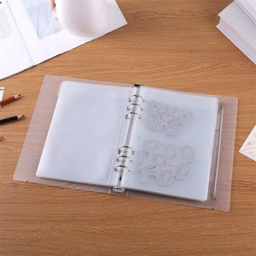 Die Storage Book Binder Die and Stamp Storage Folder Page Protectors Pockets DIY Scrapbooking Stencil Album Cover Collection