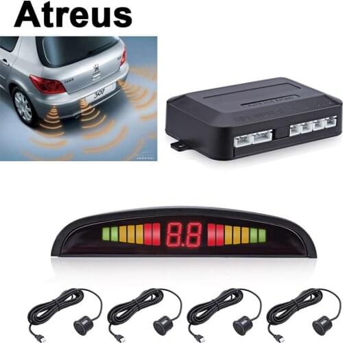 Atreus For BMW e46 e39 e36 Audi a4 b6 a3 a6 c5 Renault duster Lada granta Car Reversing Radar Parking Sensor LED Display Alert