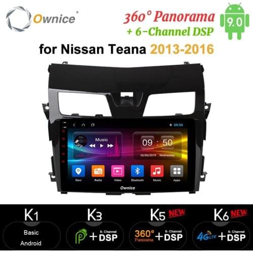 Ownice 360 Panorama Android 10 Car Radio DVD Player carplay Stereo GPS Navi dsp 4G LET SPDIF for Nissan Teana 3 2013 - 2016