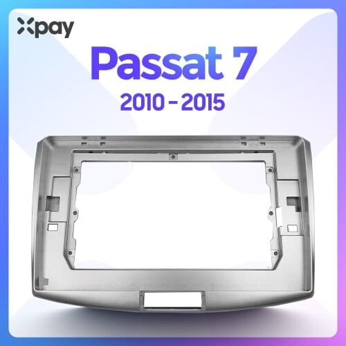 XPAY 10.1-inch 2din car radio dashboard For VOLKSWAGEN Passat 7 2010-2015 stereo panel for mounting car panel dual Din DVD frame